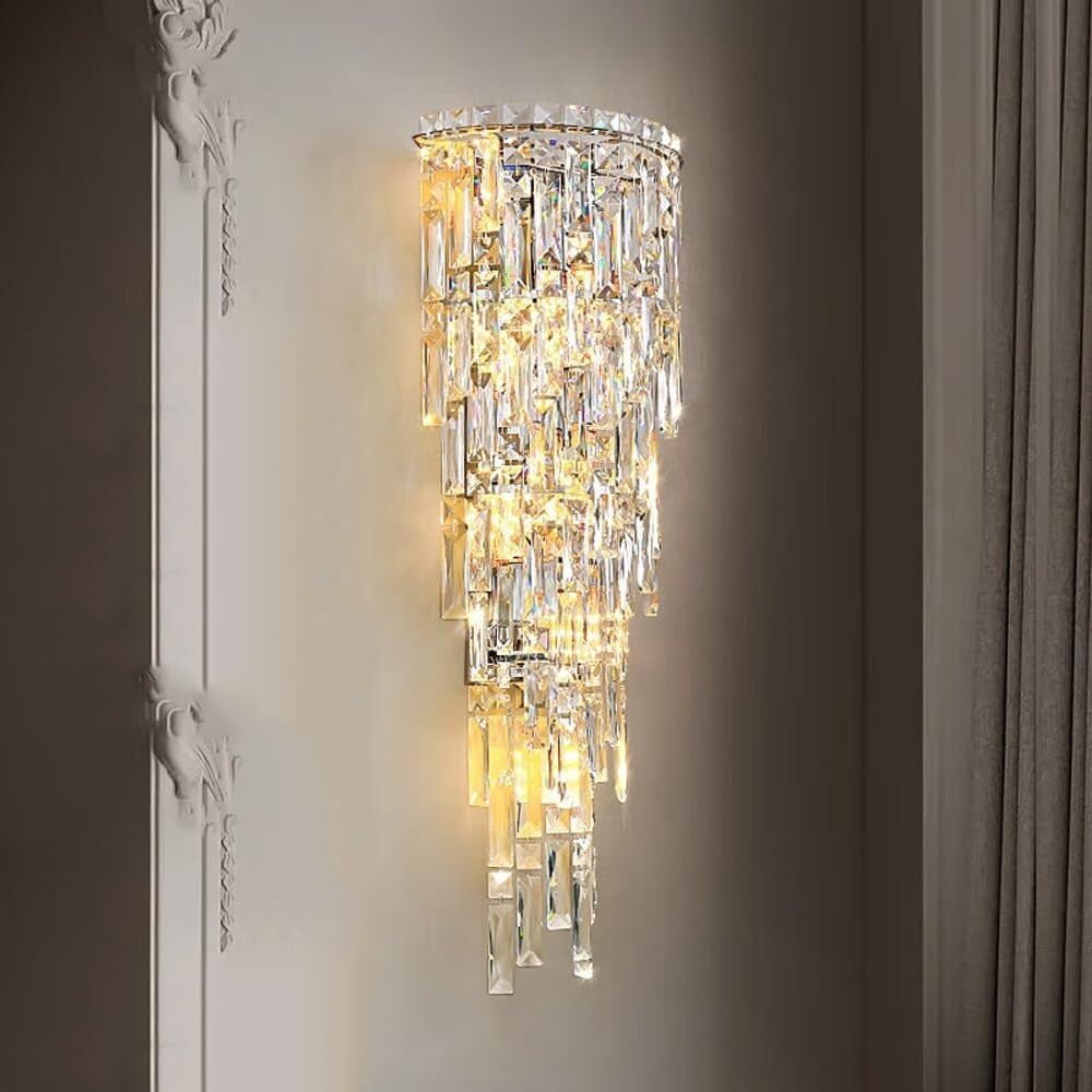 Aplica Perete Cristal Grande Glass 7xE14 Wall Light Fixtures