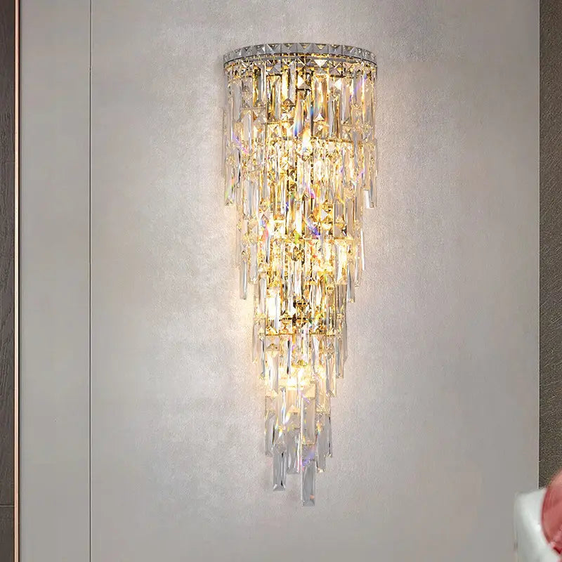 Aplica Perete Cristal Grande Glass 7xE14 Wall Light Fixtures