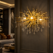 Aplica Perete Cristal Luxury Golden Tears