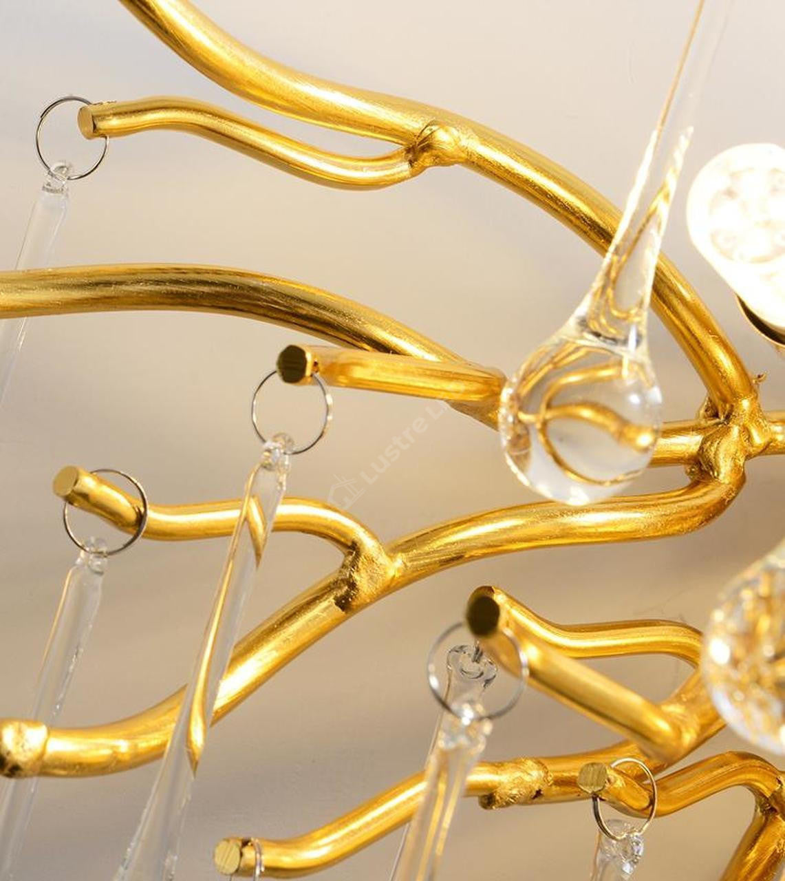 Aplica Perete Cristal Luxury Golden Tears