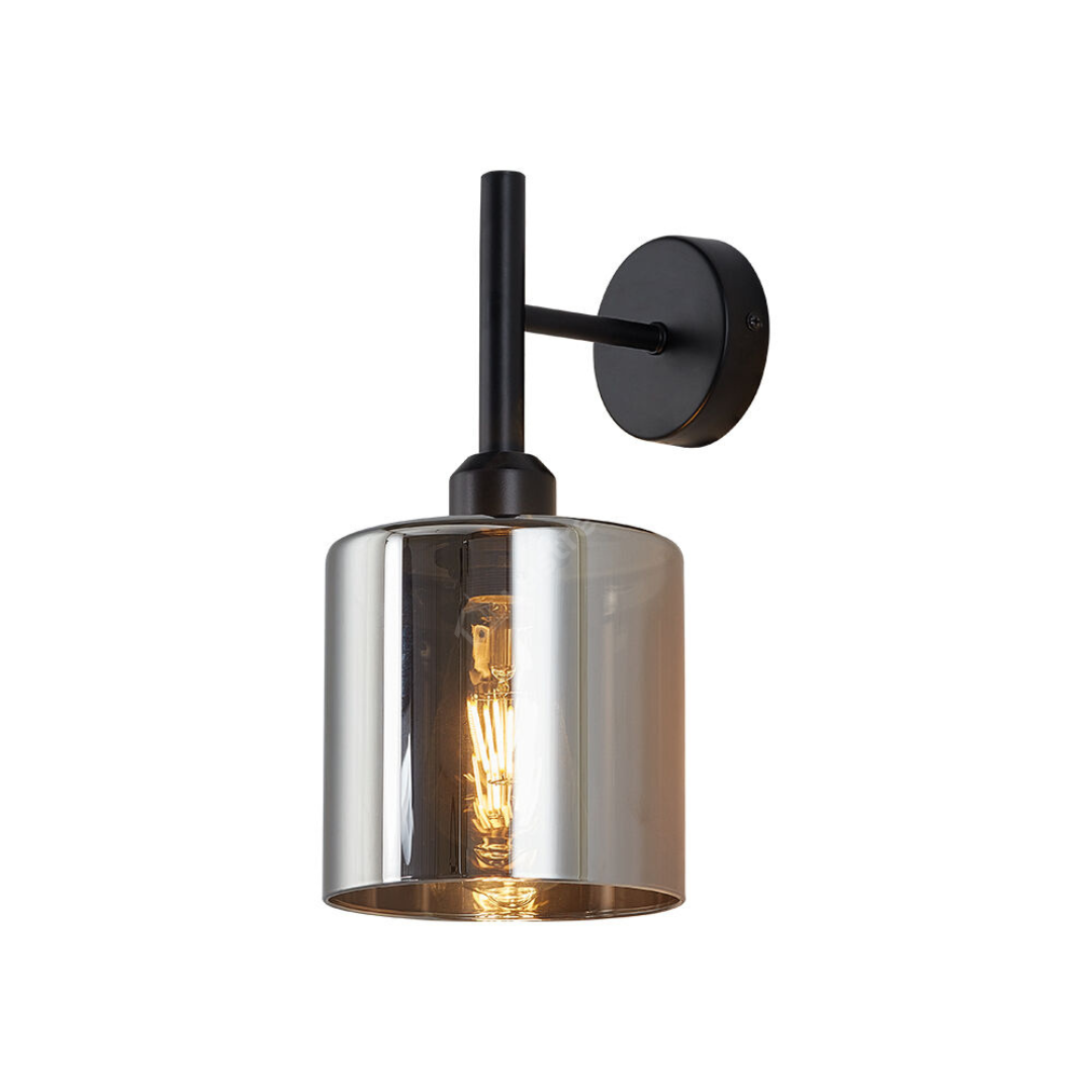 Aplica Perete 1xE27 Smokey NEAGRA / APLICA PERETE / MINIMALIST DESIGN Wall Light Fixtures