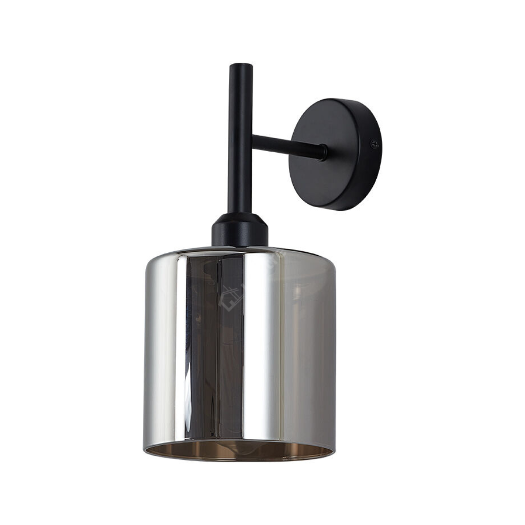 Aplica Perete 1xE27 Smokey NEAGRA / APLICA PERETE / MINIMALIST DESIGN Wall Light Fixtures