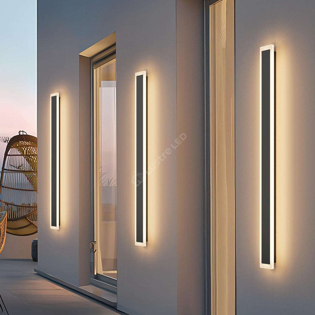 Bara Luminoasa LED Exterior Black PREMIUM CCT IP54 220V