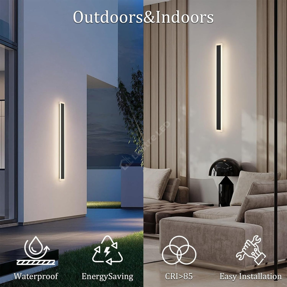 Bara Luminoasa LED Exterior IP65 220V 3000K 80CM Resigilata R3