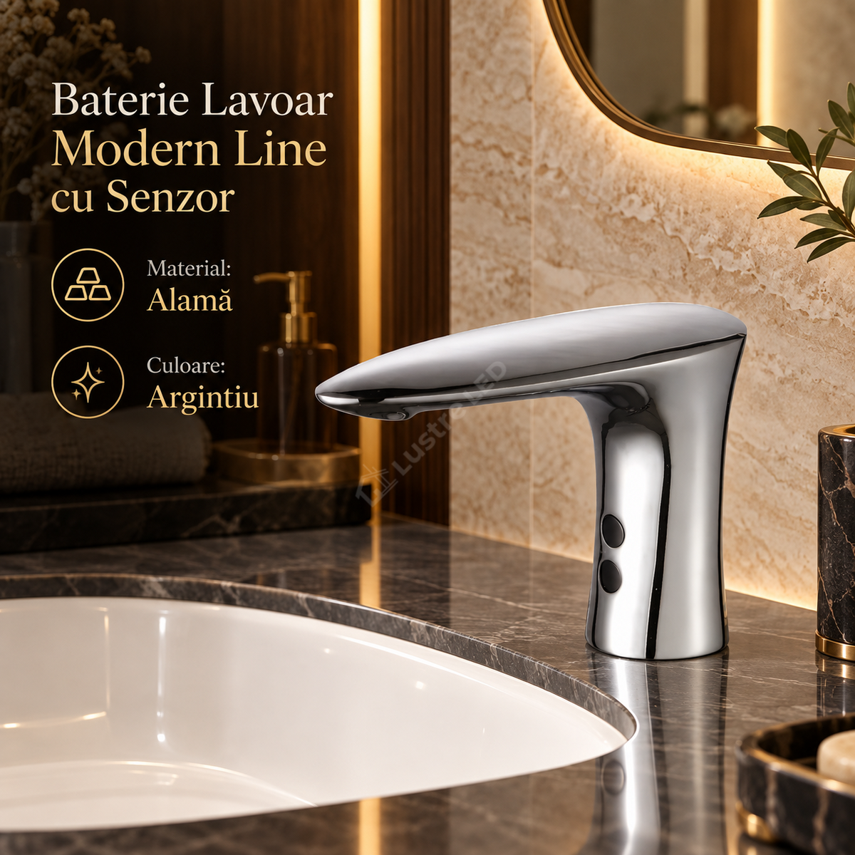 Baterie Lavoar Modern Line Cu Senzor 187
