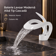Baterie Lavoar Moderna Alba Tip Cascada