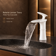 Baterie Lavoar Trevy Alba Tip Cascada