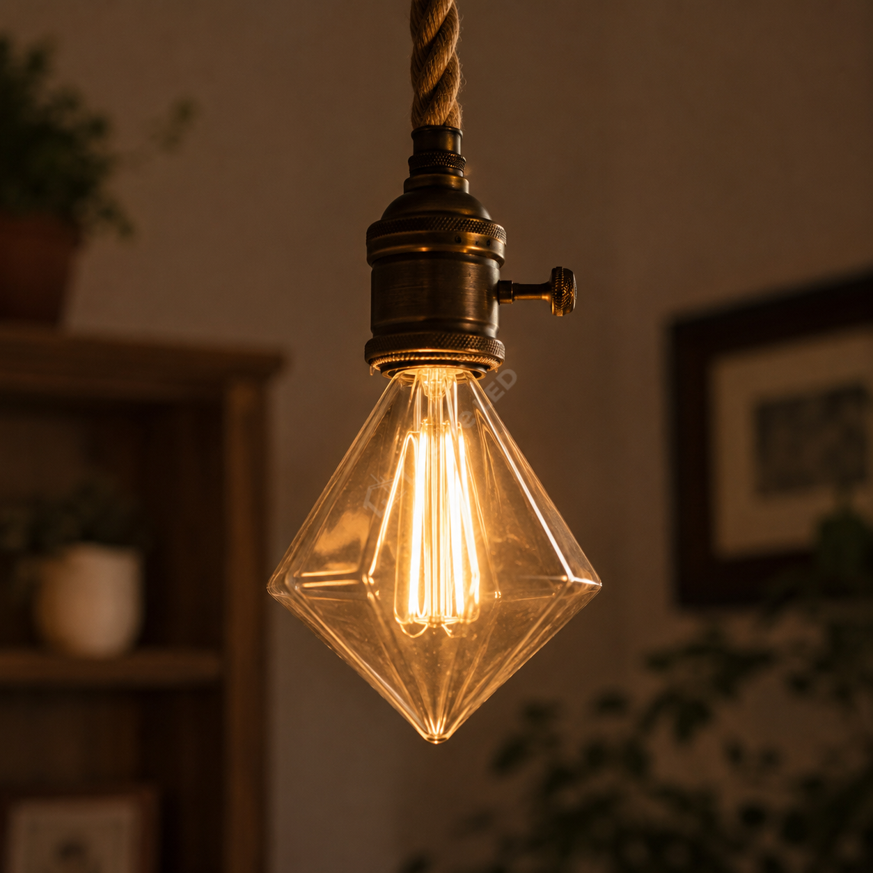 Bec LED E27 Vintage KRISTALL 4W Fumuriu 2700K
