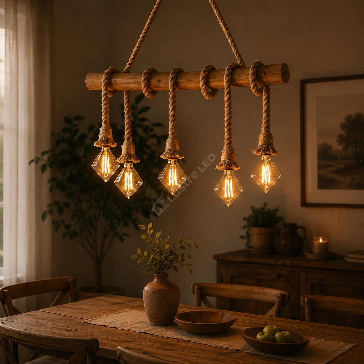 Bec LED E27 Vintage KRISTALL 4W Fumuriu 2700K