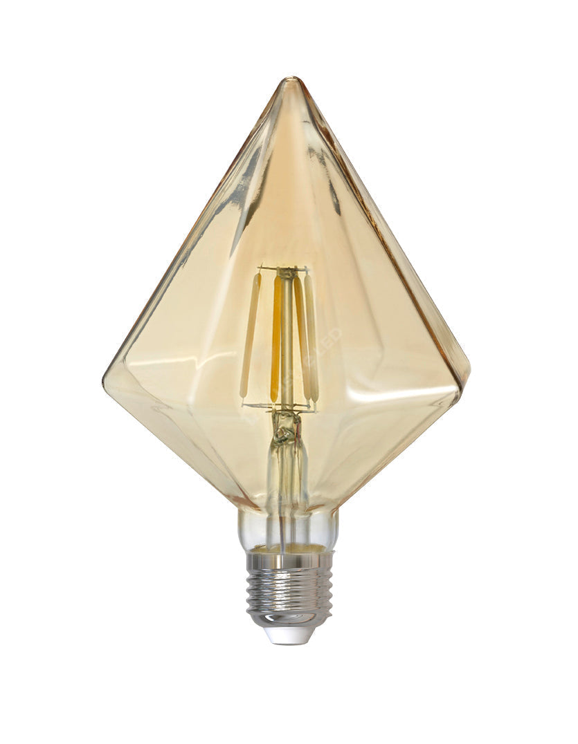 Bec LED E27 Vintage KRISTALL 4W Fumuriu 2700K