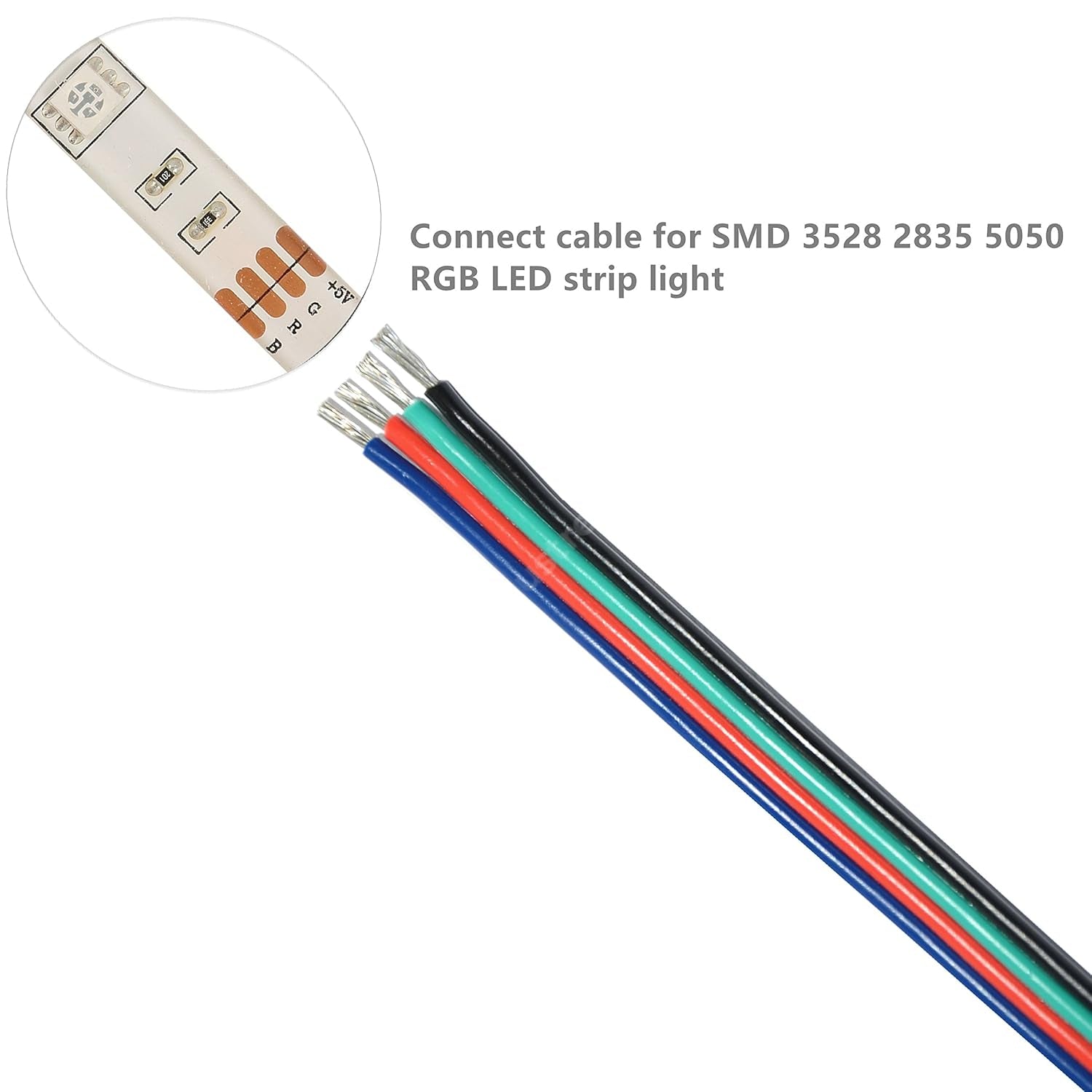 Cablu Conductor RGB 12-24V 4 Fire