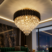 Candelabru Aplicat Cristal BLACK PANTHER 600mm