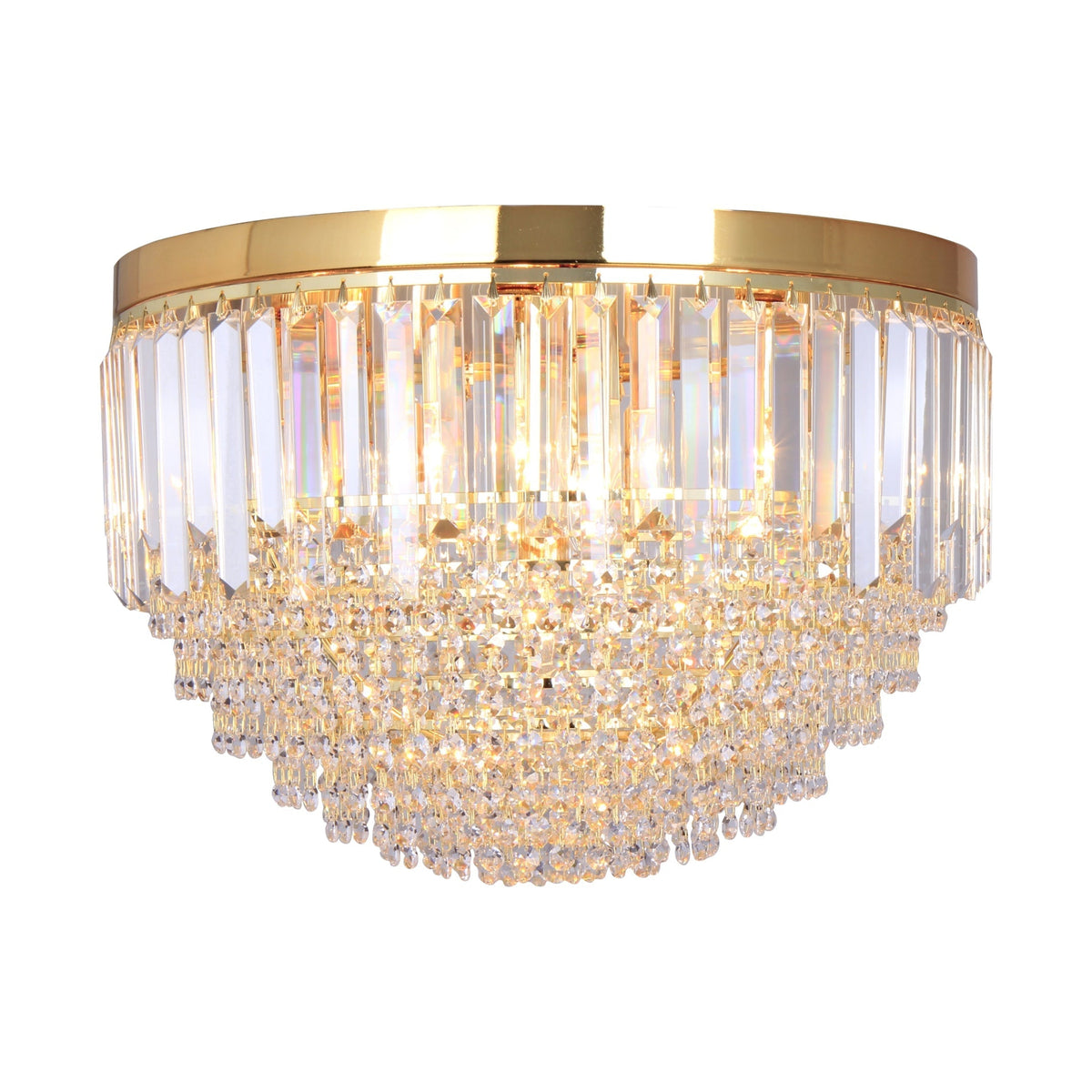 Candelabru Aplicat Maxi Charlotte Crystal Gold Premium Ø50CM