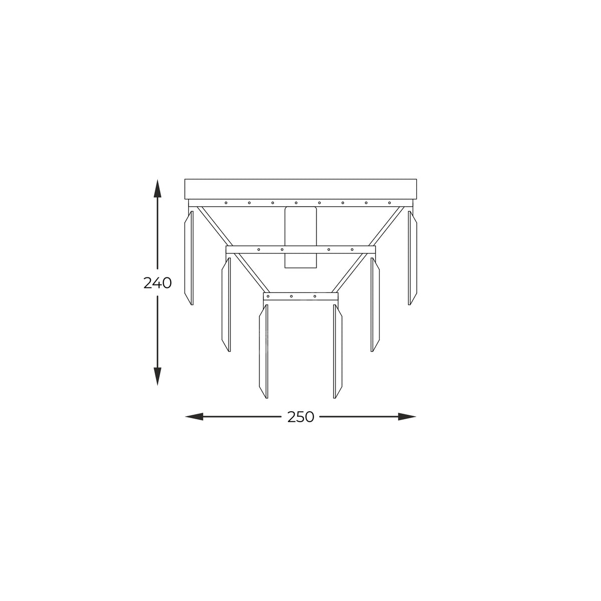 Candelabru Aplicat Mini Amedeo Crystal Gold Premium Ø25CM