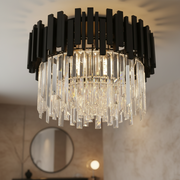 Candelabru Cristal Aplicat Black Widow Luxury 30CM