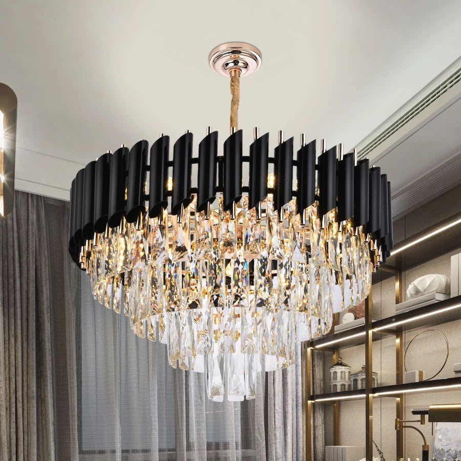 Candelabru Cristal Black Panther 500Mm Chandeliers Crystal