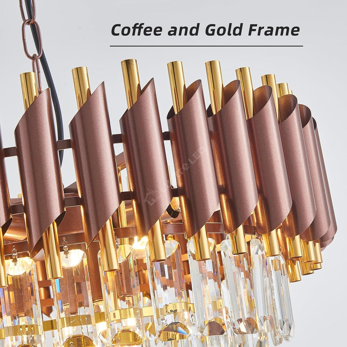 Candelabru Cristal BROWN PANTHER 500mm