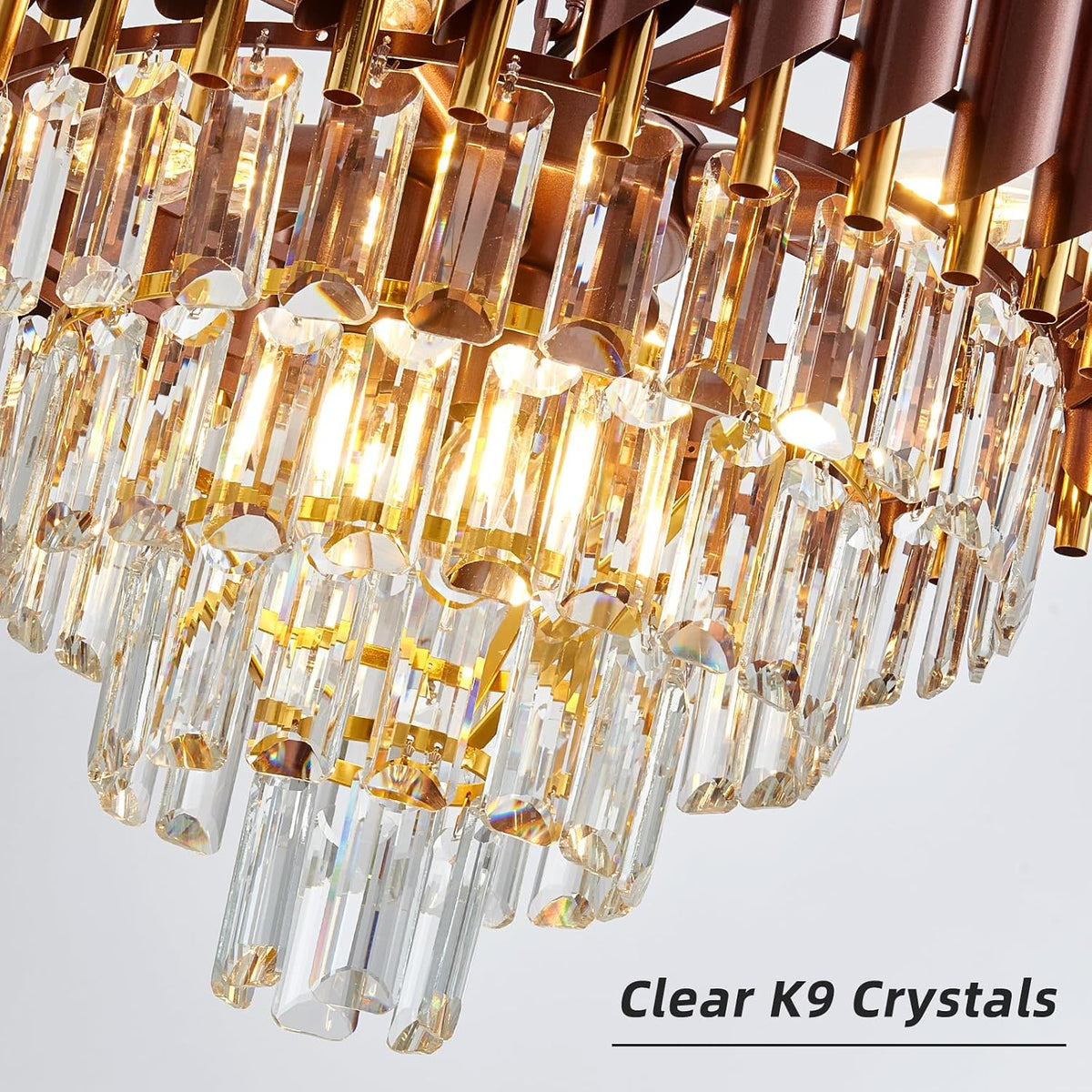 Candelabru Cristal BROWN PANTHER 500mm