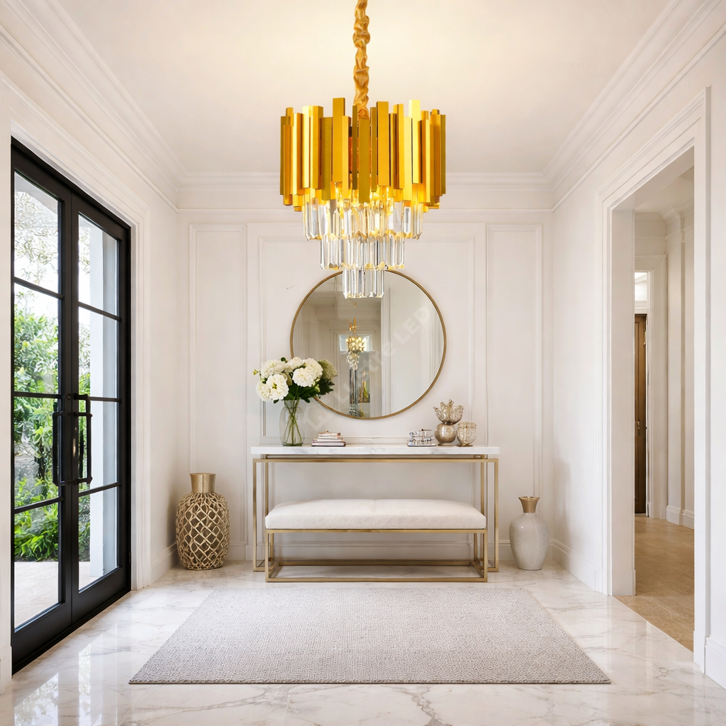 Candelabru Cristal GOLDEN Maxi 300mm