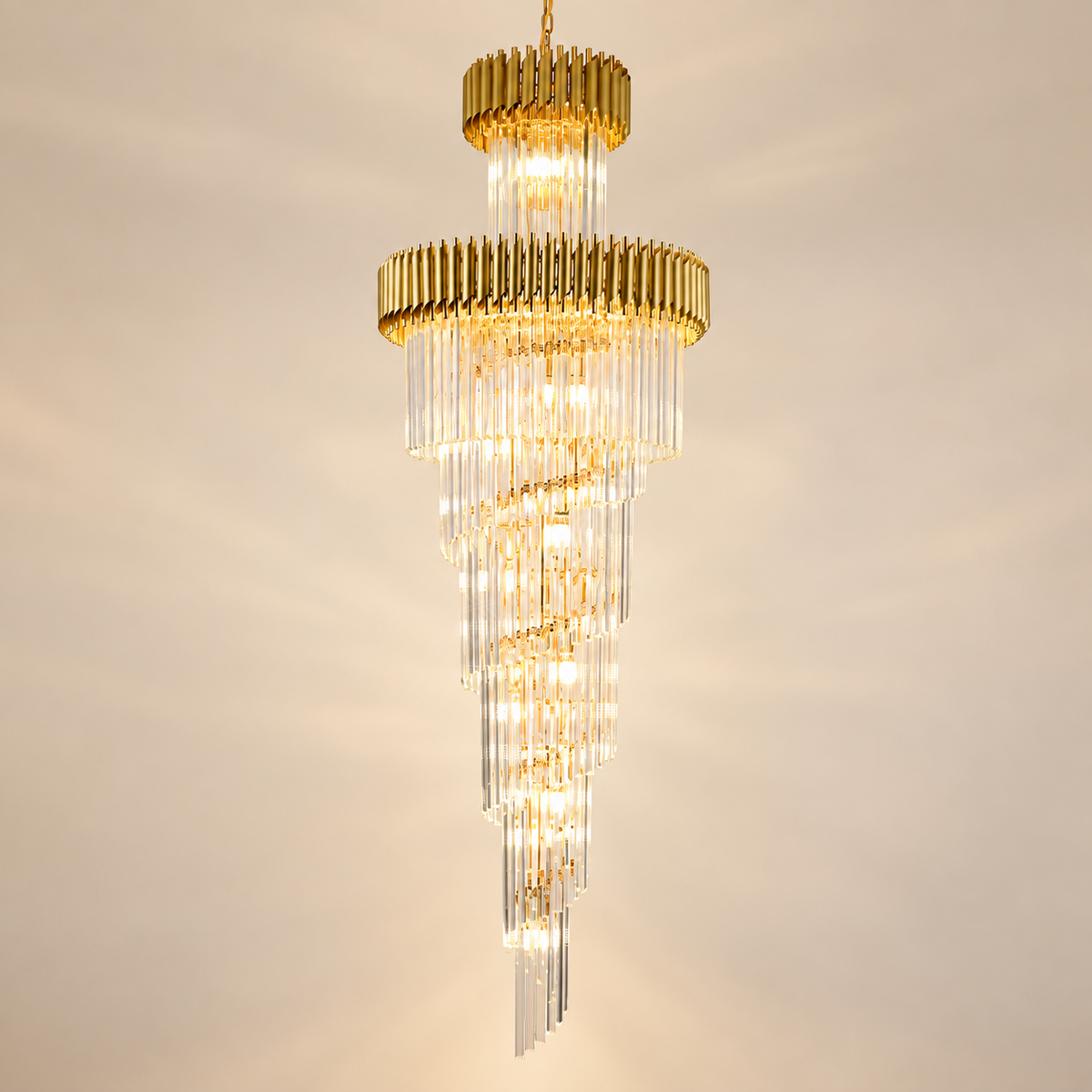 Candelabru Cristal Golden PANTHER LUXURY 180cm