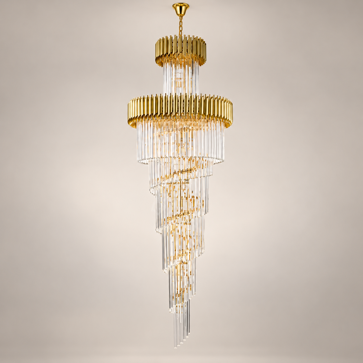 Candelabru Cristal Golden PANTHER LUXURY 180cm