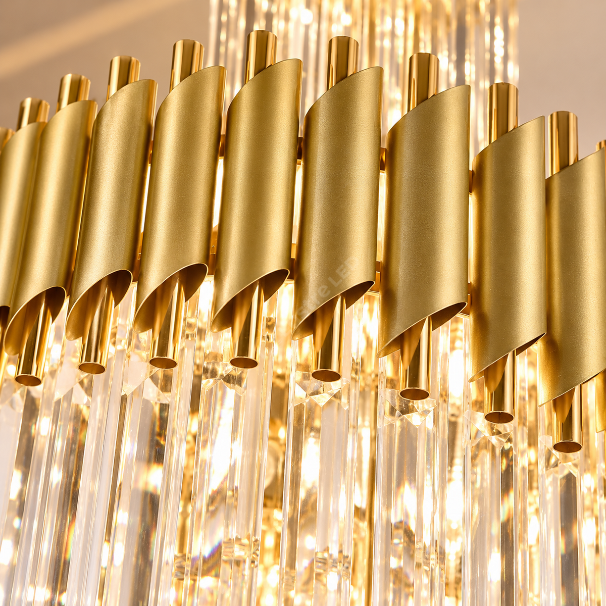 Candelabru Cristal Golden PANTHER LUXURY 180cm