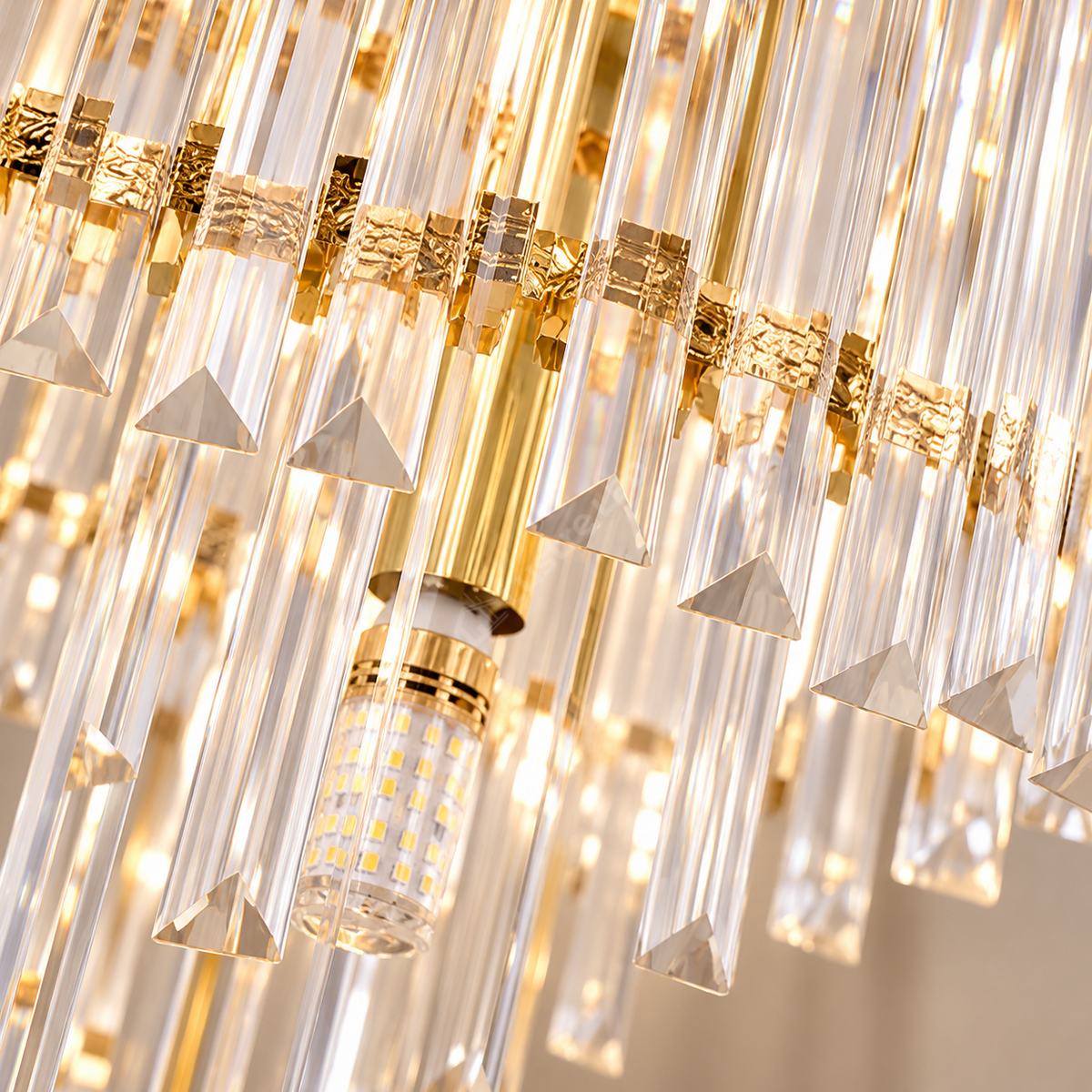 Candelabru Cristal Golden PANTHER LUXURY 180cm