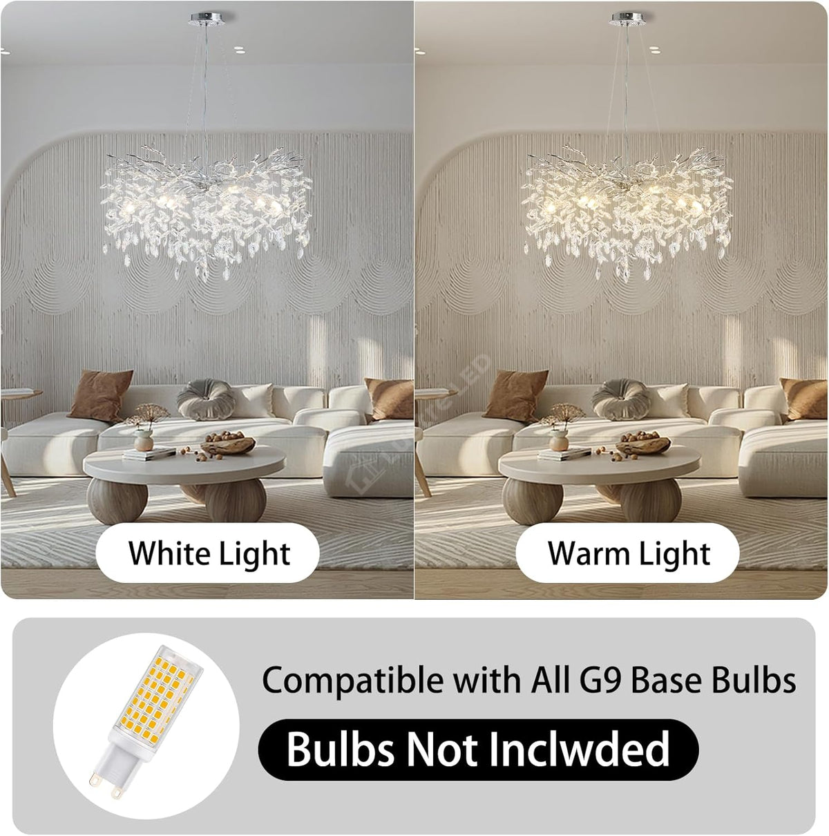 Candelabru Cristal LUXURY Silver CINDY 80cm ARGINTIE / 80CM / LUXURY Chandeliers Crystal