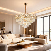 Candelabru Cristal MALLI Gold ⌀60CM