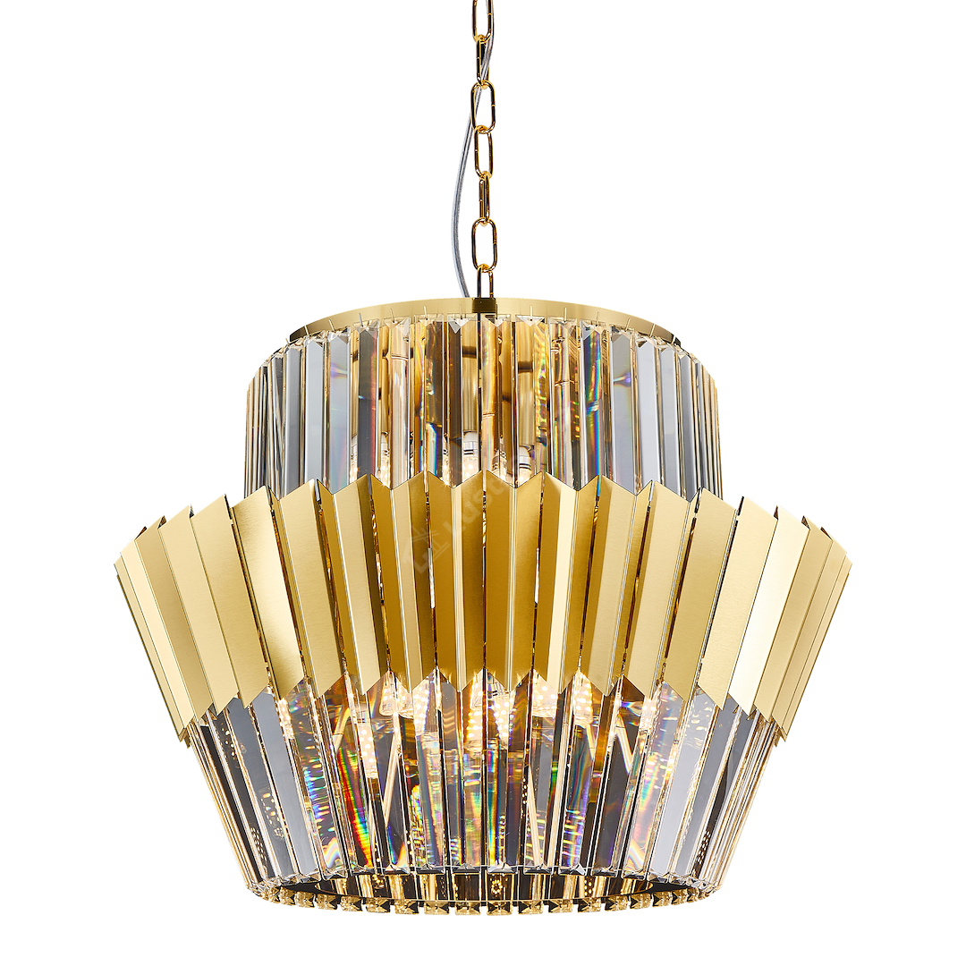 Candelabru Cristal Maxi Donna Gold Premium ⌀55CM