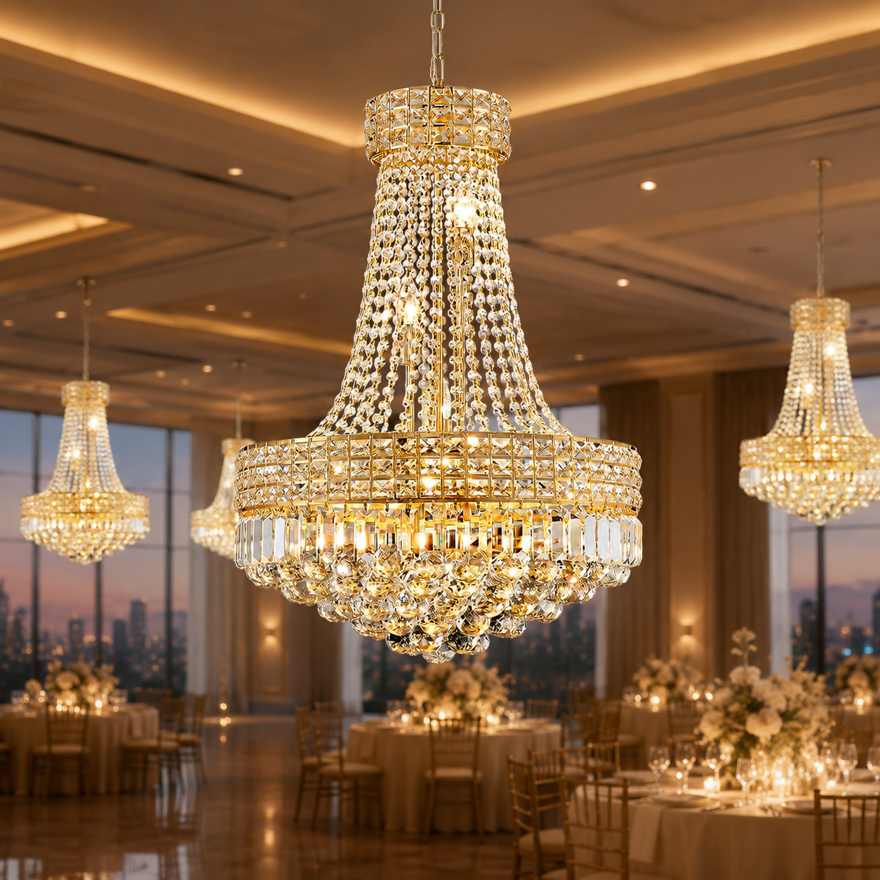 Candelabru Cristal Maxi ELIZABETH
