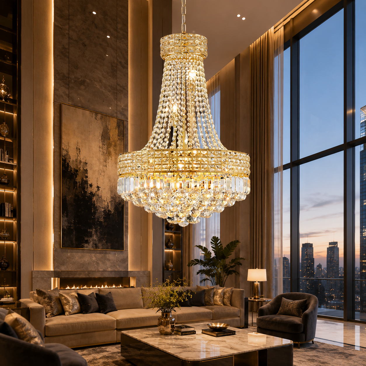 Candelabru Cristal Maxi ELIZABETH