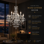 Candelabru Cristal Maxi Luster Silver