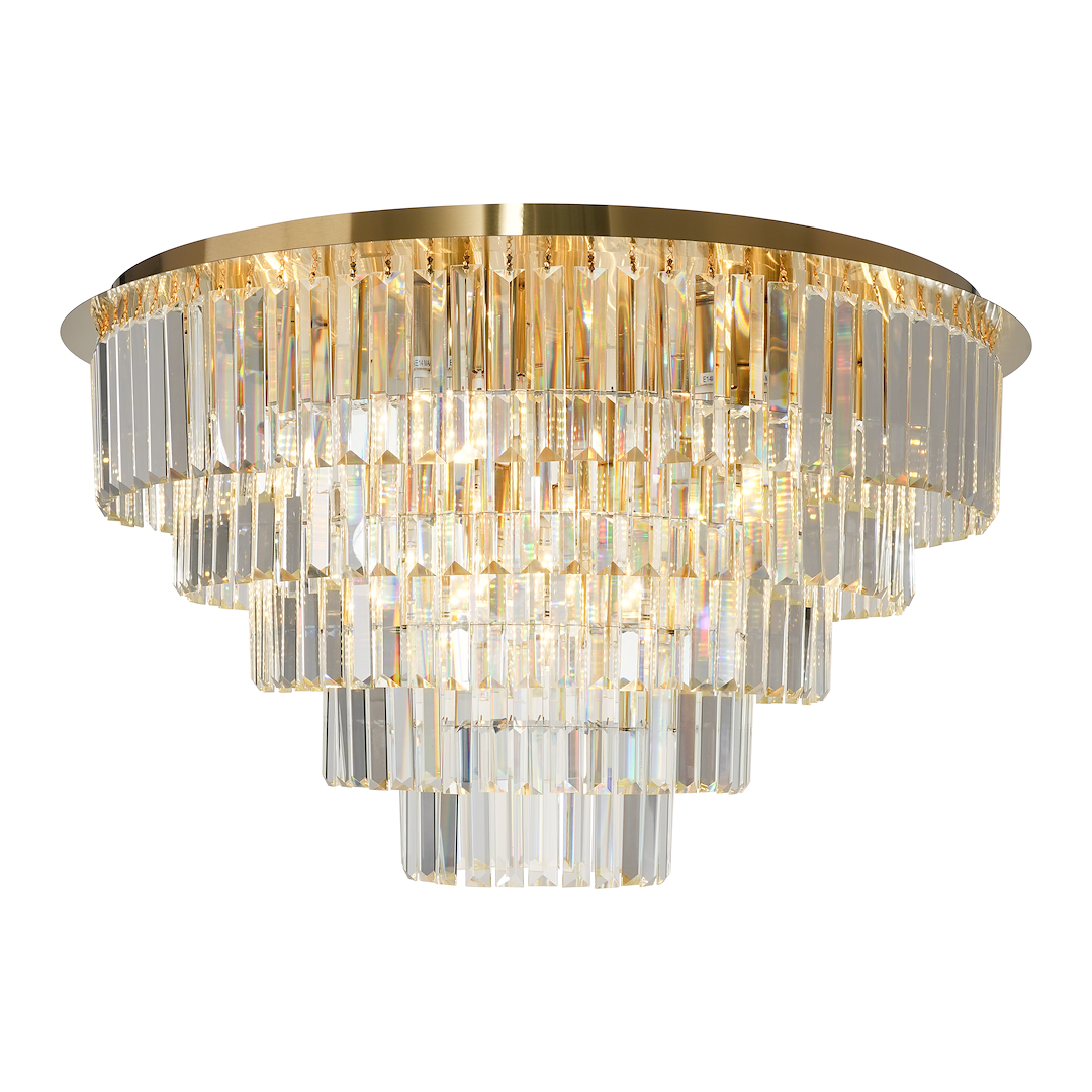 Candelabru Cristal Milano Gold Premium
