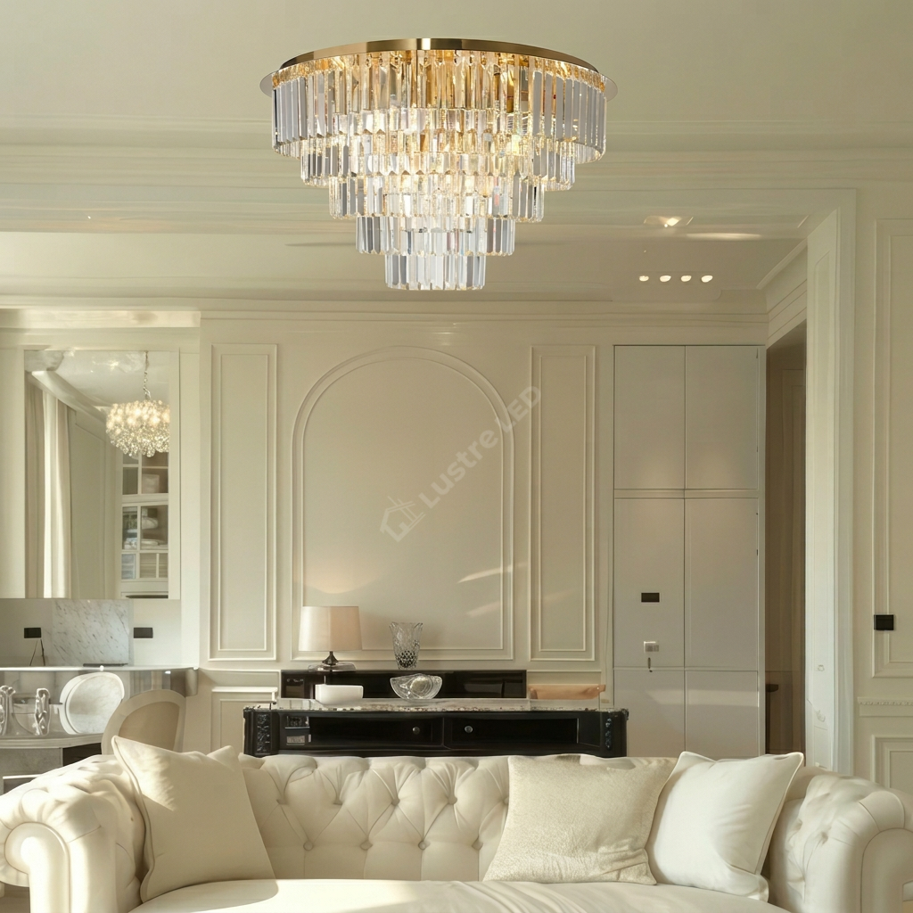 Candelabru Cristal Milano Gold Premium