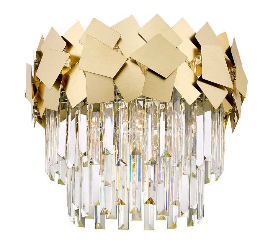 Candelabru Cristal Modern Troy Golden Mate