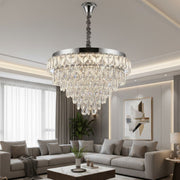 Candelabru LED JEHO Cristal Silver Telecomanda