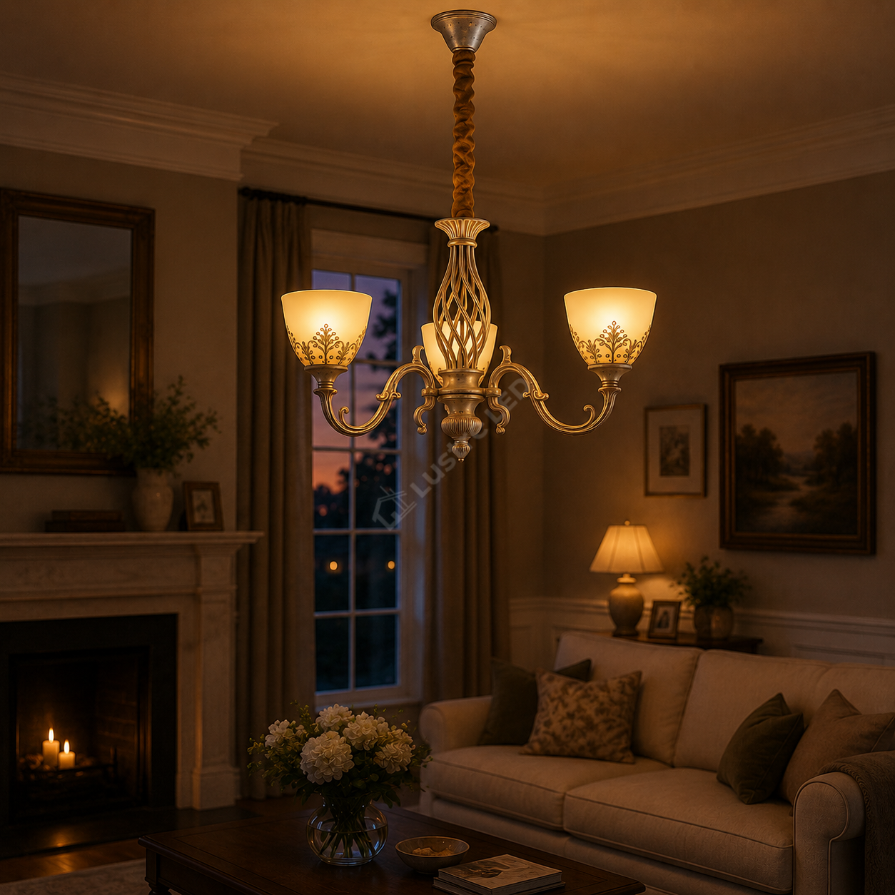 Candelabru MELO White 3XE27