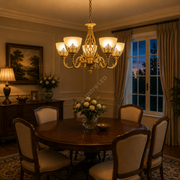 Candelabru MELO White 5XE27