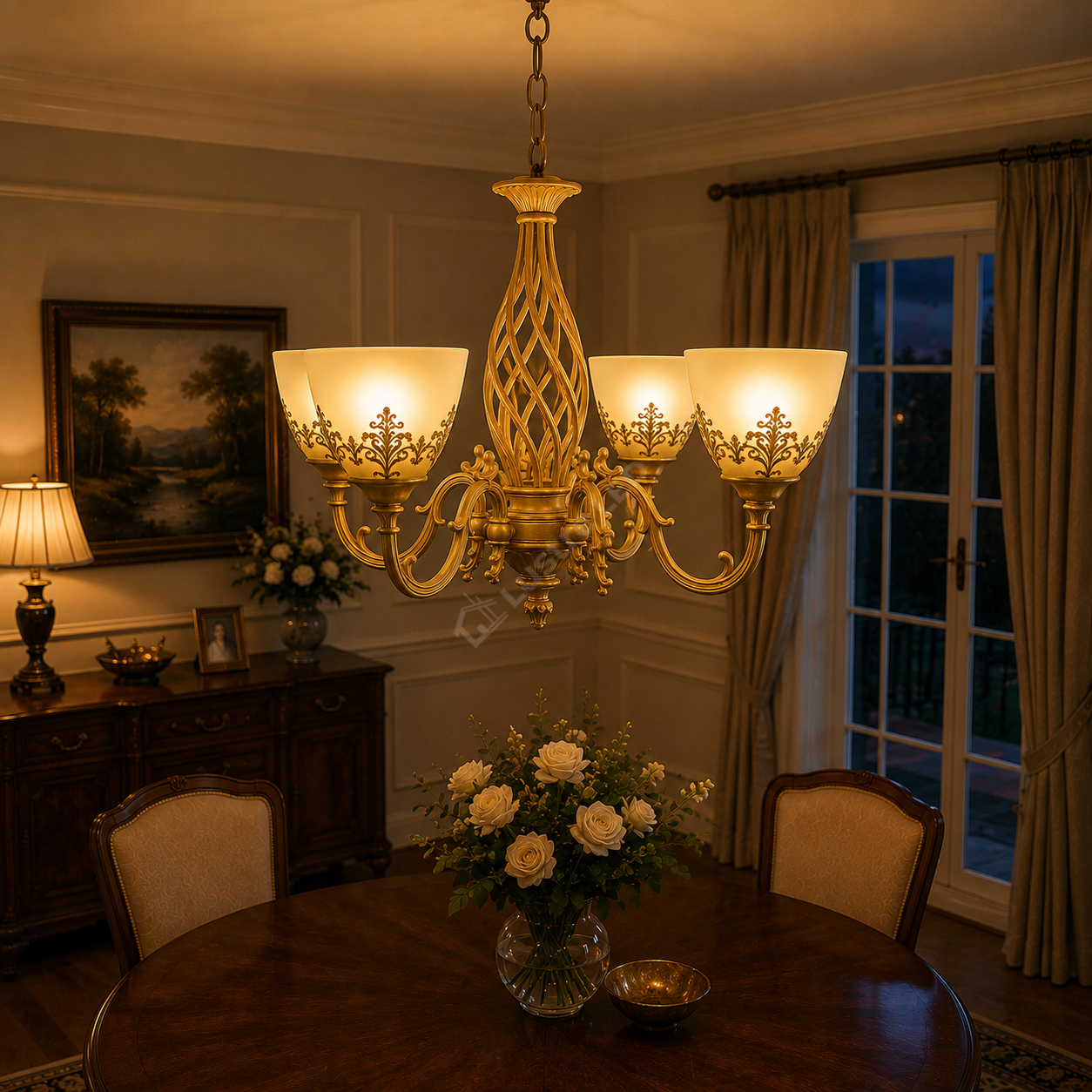 Candelabru MELO White 5XE27