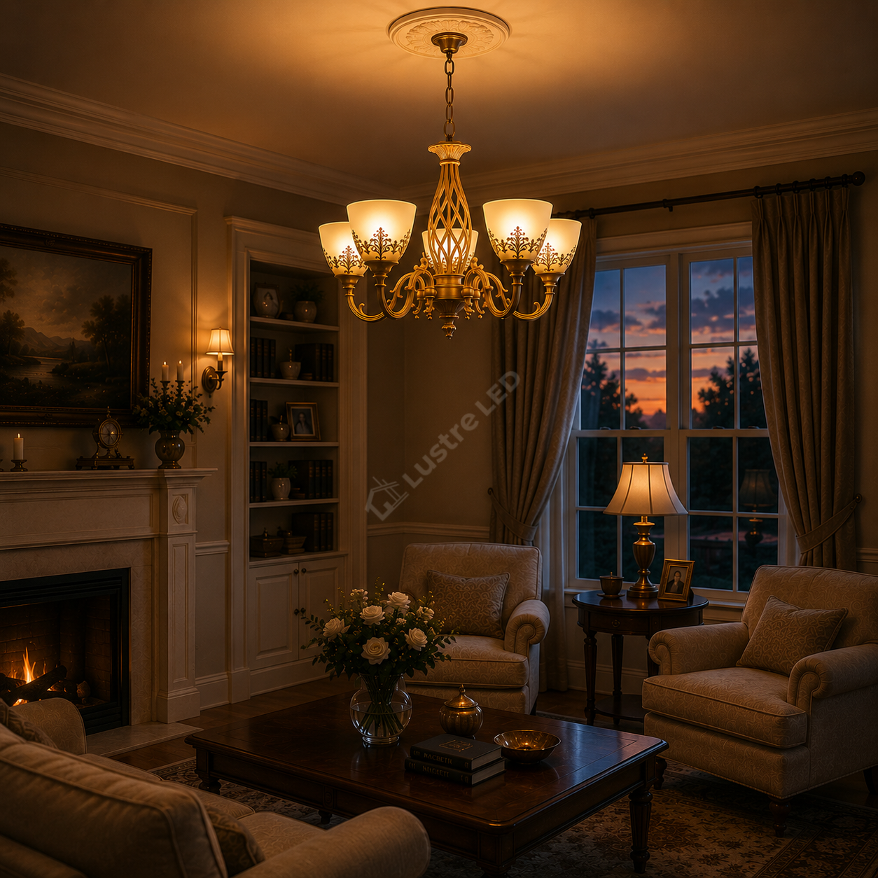 Candelabru MELO White 5XE27