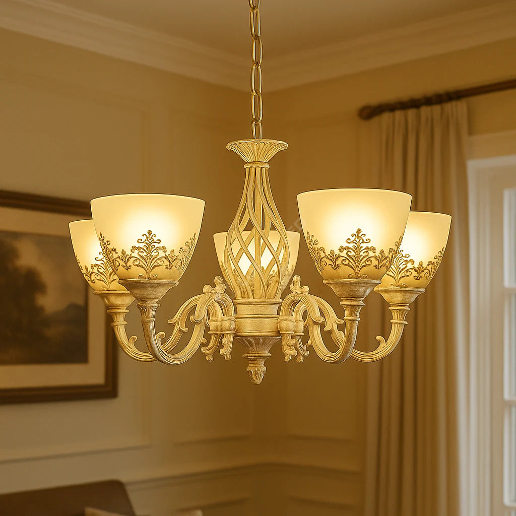Candelabru MELO White 5XE27