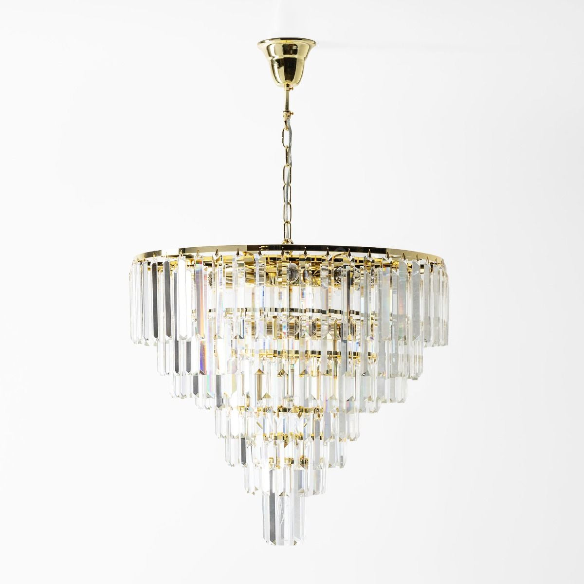 Candelabru Suspendat Versailles Crystal Gold Premium Ø61CM