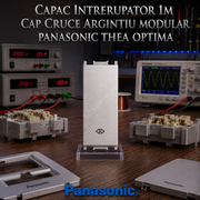 Capac Intrerupator 1M Cap Cruce Argintiu Modular Panasonic Thea Optima