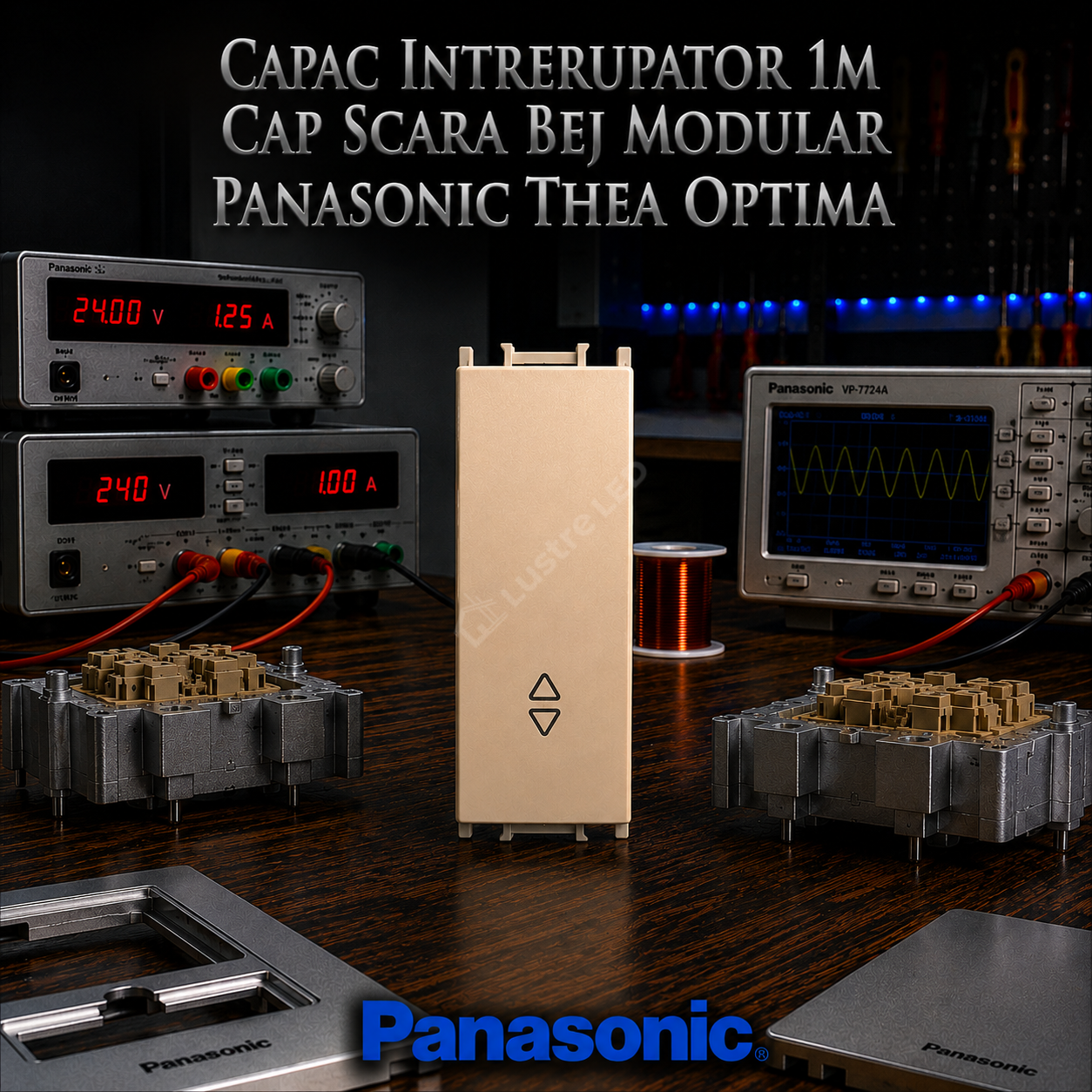 Capac Intrerupator 1M Cap Scara Bej Modular Panasonic Thea Optima