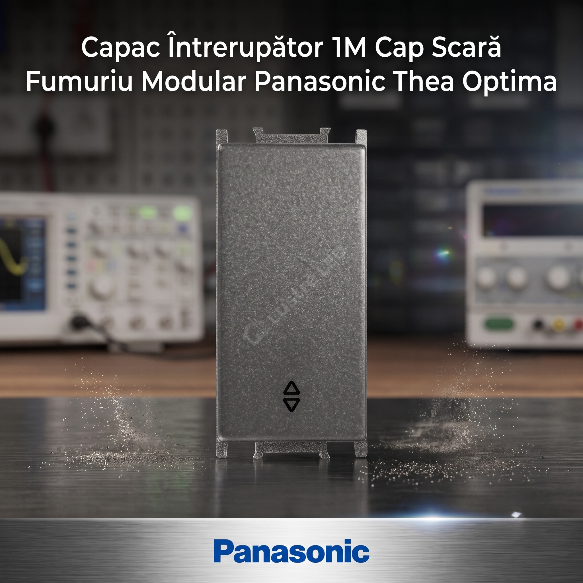 Capac Intrerupator 1M Cap Scara Fumuriu Modular Panasonic Thea Optima