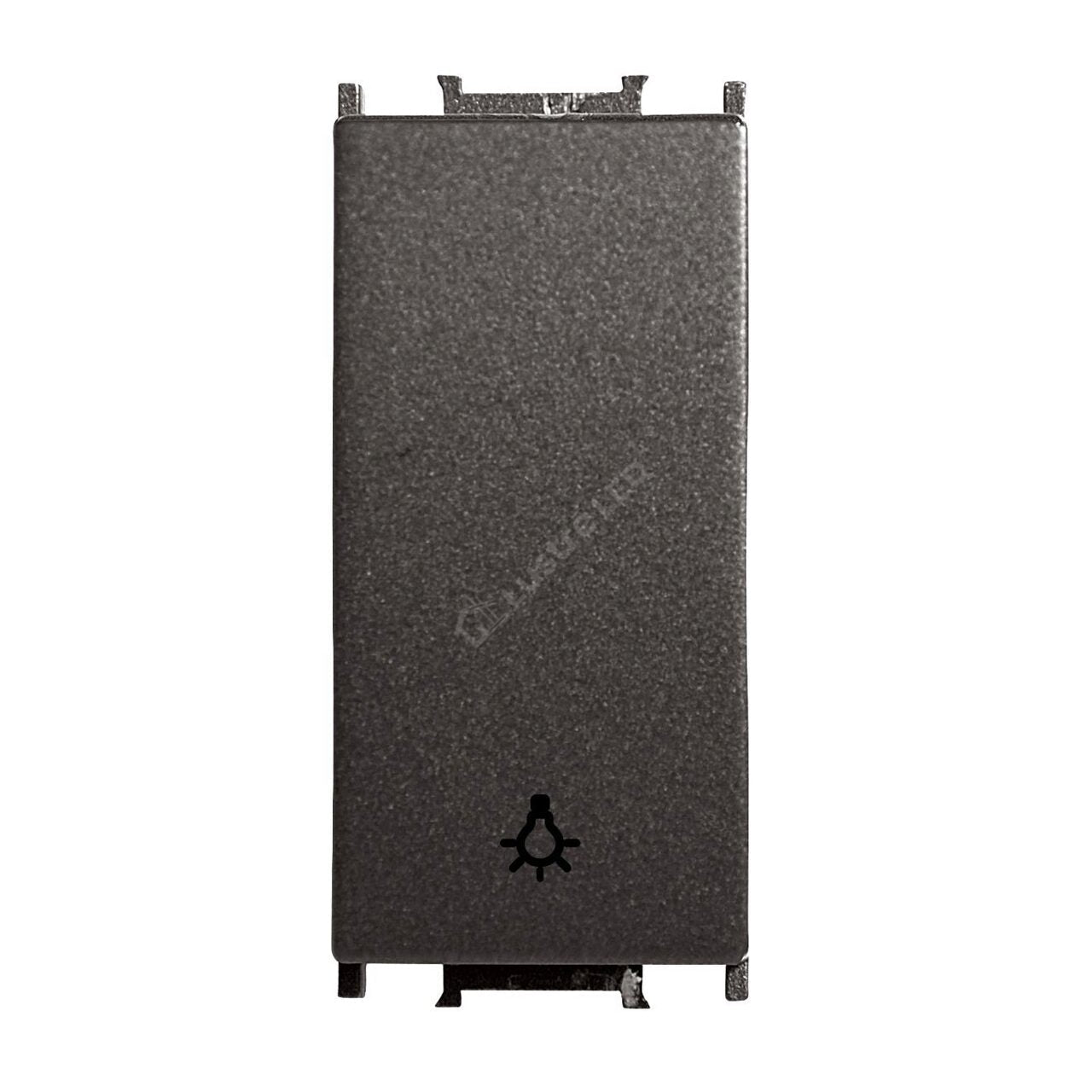 Capac Intrerupator 1M cu Revenire Negru Modular Panasonic Thea Optima
