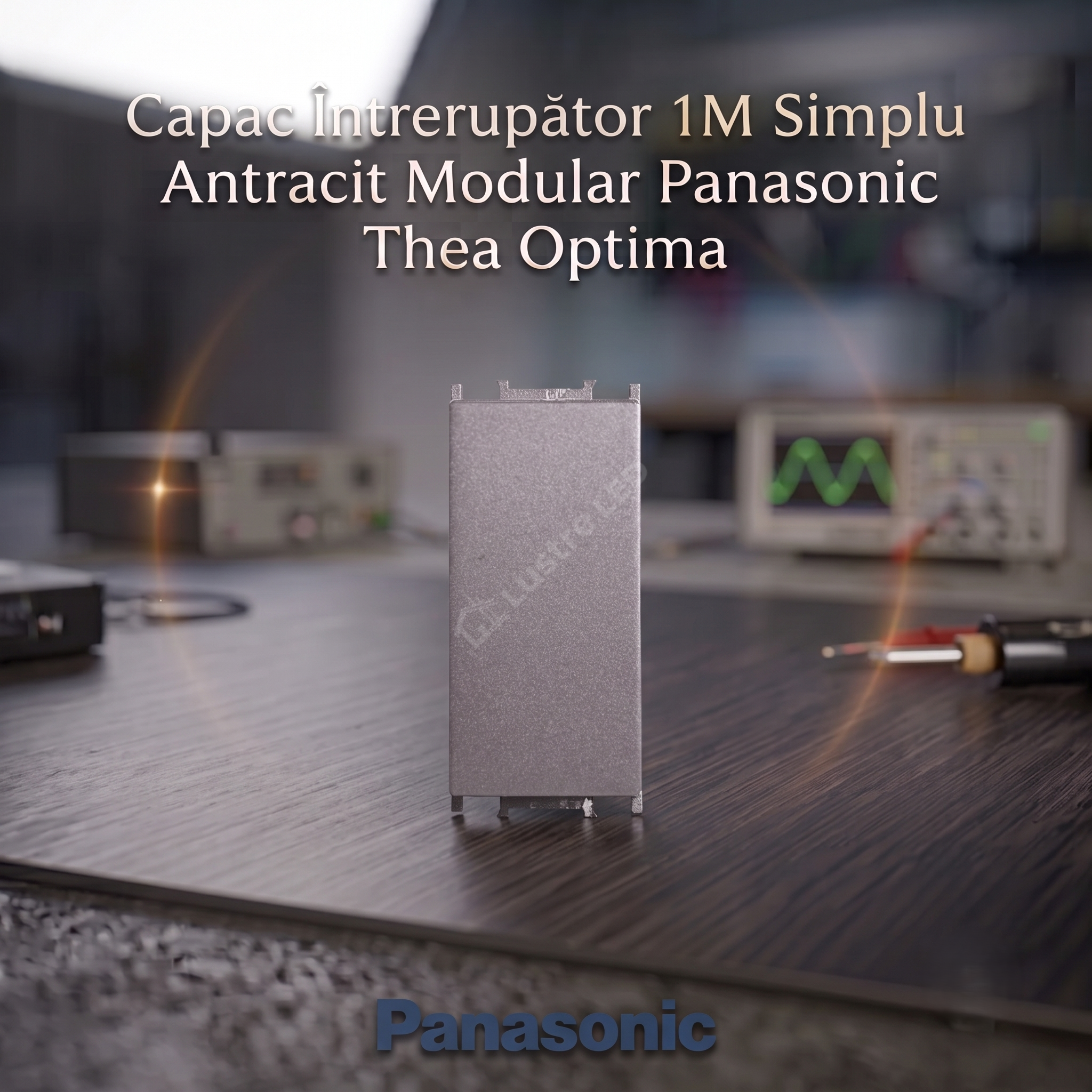 Capac Intrerupator 1M Simplu Antracit Modular Panasonic Thea Optima