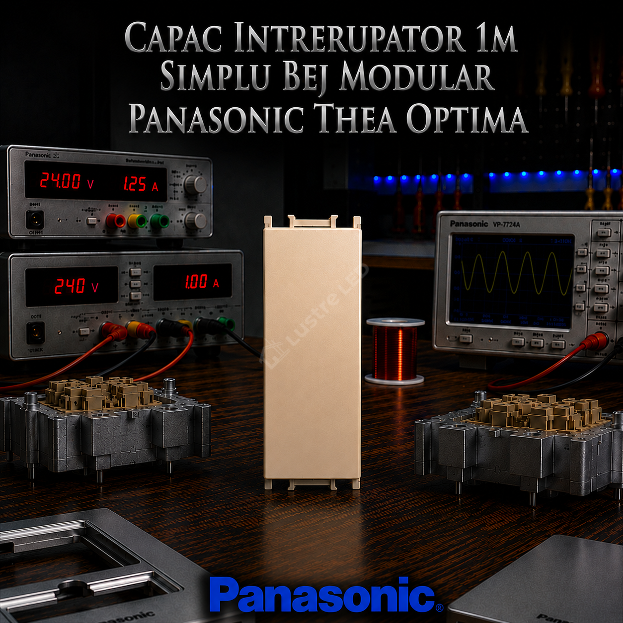 Capac Intrerupator 1M Simplu Bej Modular Panasonic Thea Optima