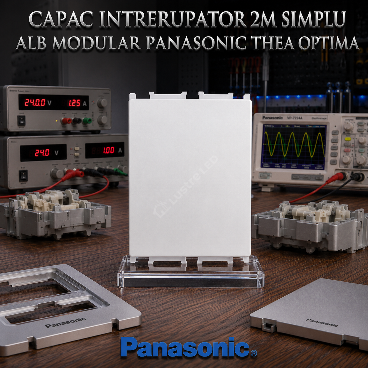 Capac Intrerupator 2M Simplu Alb Modular Panasonic Thea Optima